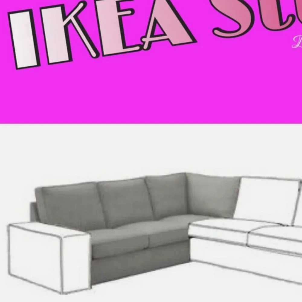 IKEA KIVIK Cover Corner Sectional Sofa Tallmyra Beige 50482713 grey 30482714NEW